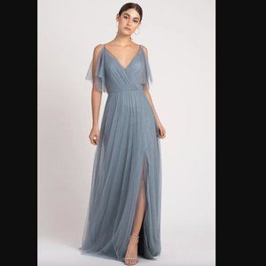 Jenny Yoo Aeryn Hydrangea Tulle Bridesmaid Dress Size 10